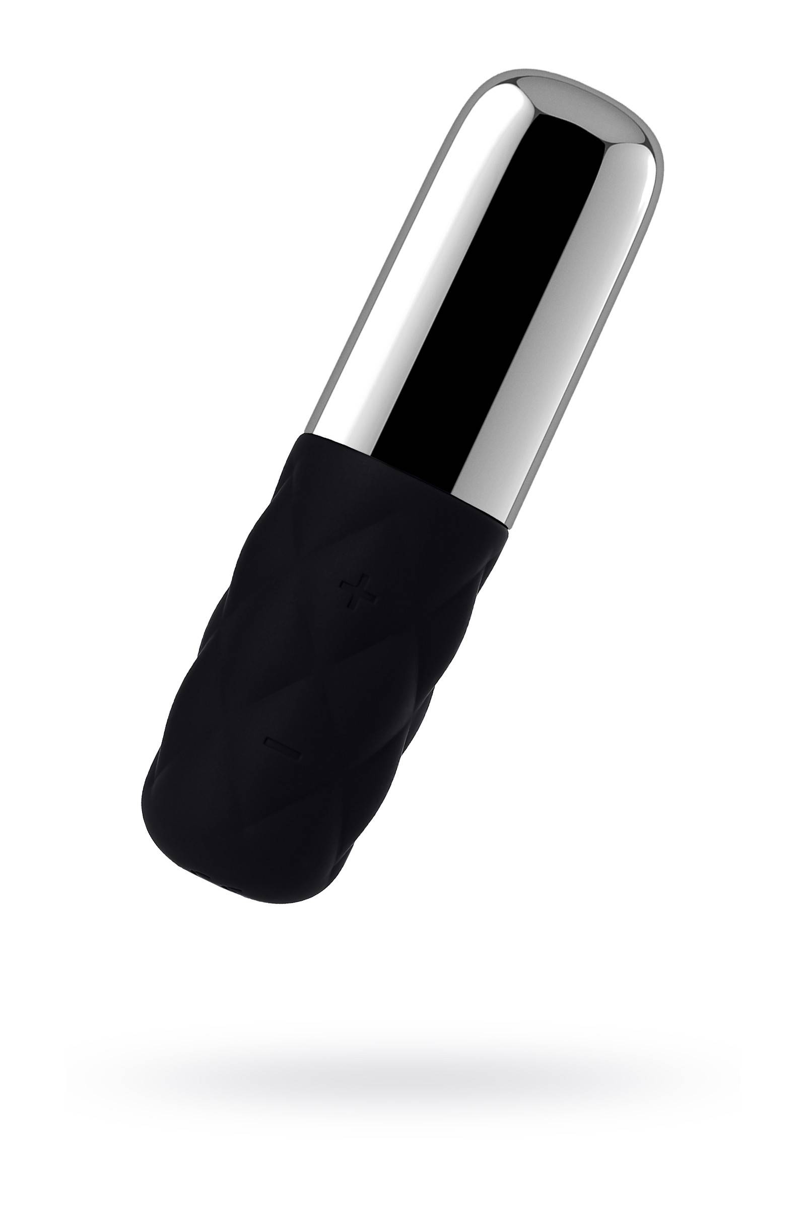 Вибромассажер Satisfyer Mini Sparkling Darling , Силикон, Чёрный, 11.4 см Черно-серебристый Satisfyer
