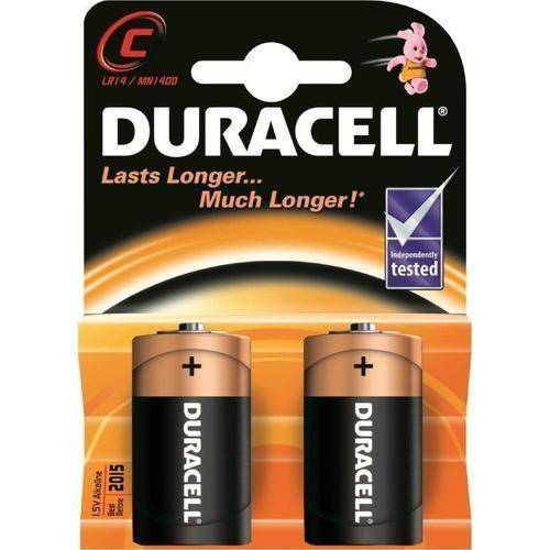 Батарейки типа С Duracell LR14 2 шт