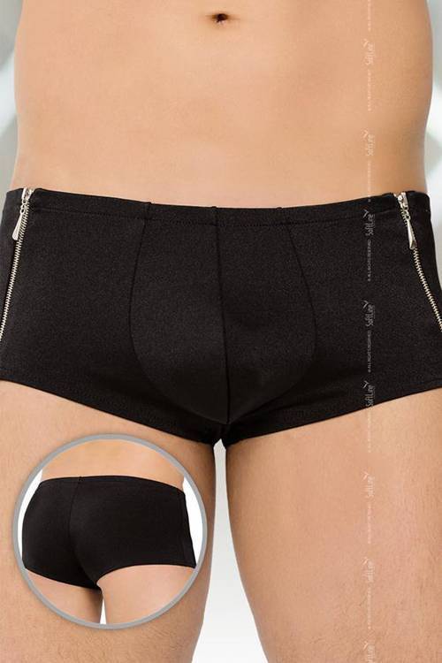 Шорты мужские с замочками SoftLine Collection, черный, L