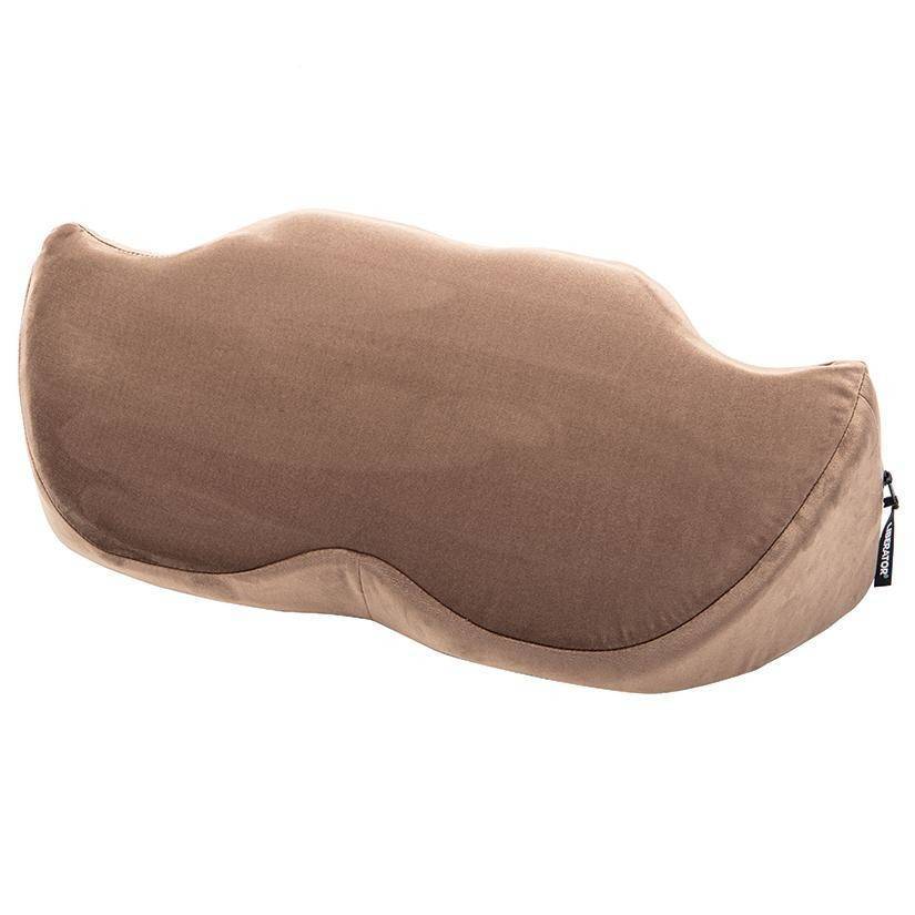 Liberator MUSTACHE WEDGE Подушка для любви, коричневая микрофибра