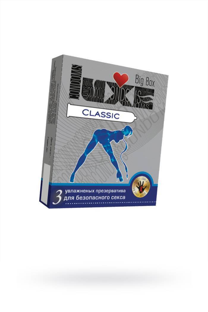 Презервативы Luxe Big Box Classic панель, 18 см., №3, 24 шт.