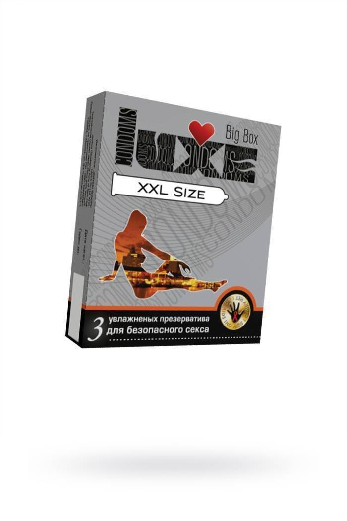 Презервативы Luxe Big Box XXL SIZE панель, 20 см., №3, 24 шт.