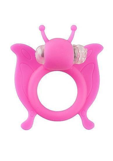 Виброкольцо Butterfly - Pink SH-SLI003