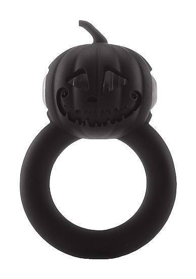 Виброкольцо Party Pumpkin Blac SH-SLI164BLK