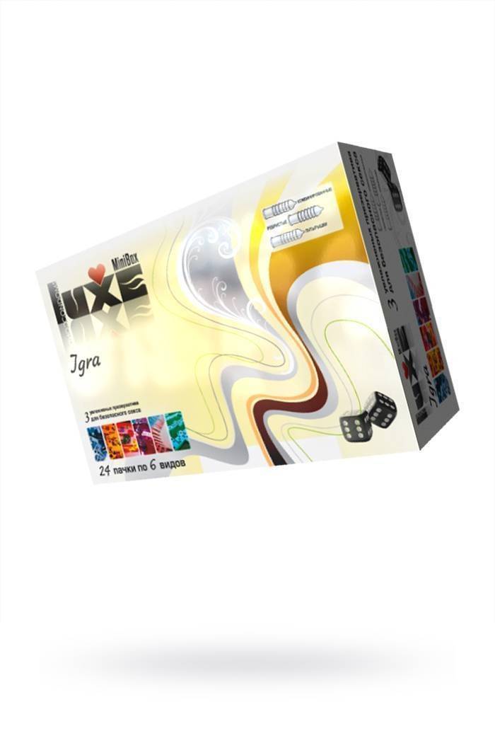 Презервативы Luxe Mini Box Игра, 18 см., №3, 24 шт.