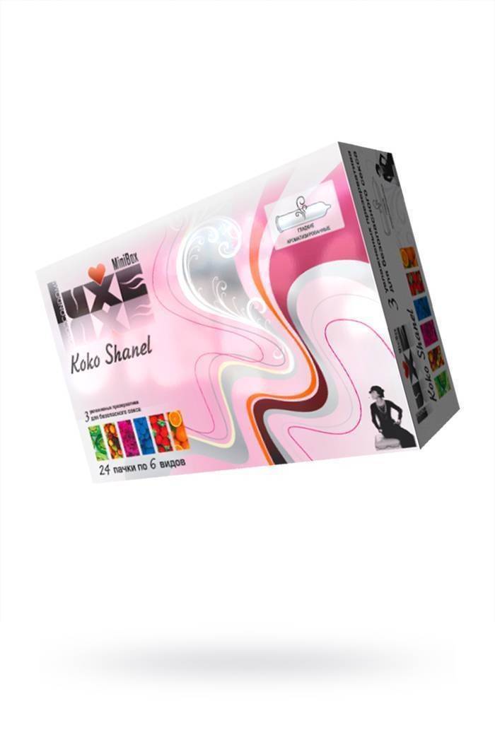 Презервативы Luxe Mini Box Коко шанель, 18 см., №3, 24 шт.