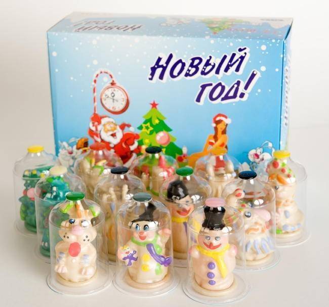 Сувенир насадка ''Новый год'' 12шт.