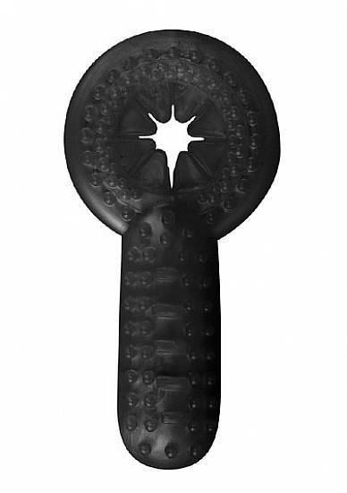 Эрекционное виброкольцо Clit Banger Cockring Black SH-SHT050BLK