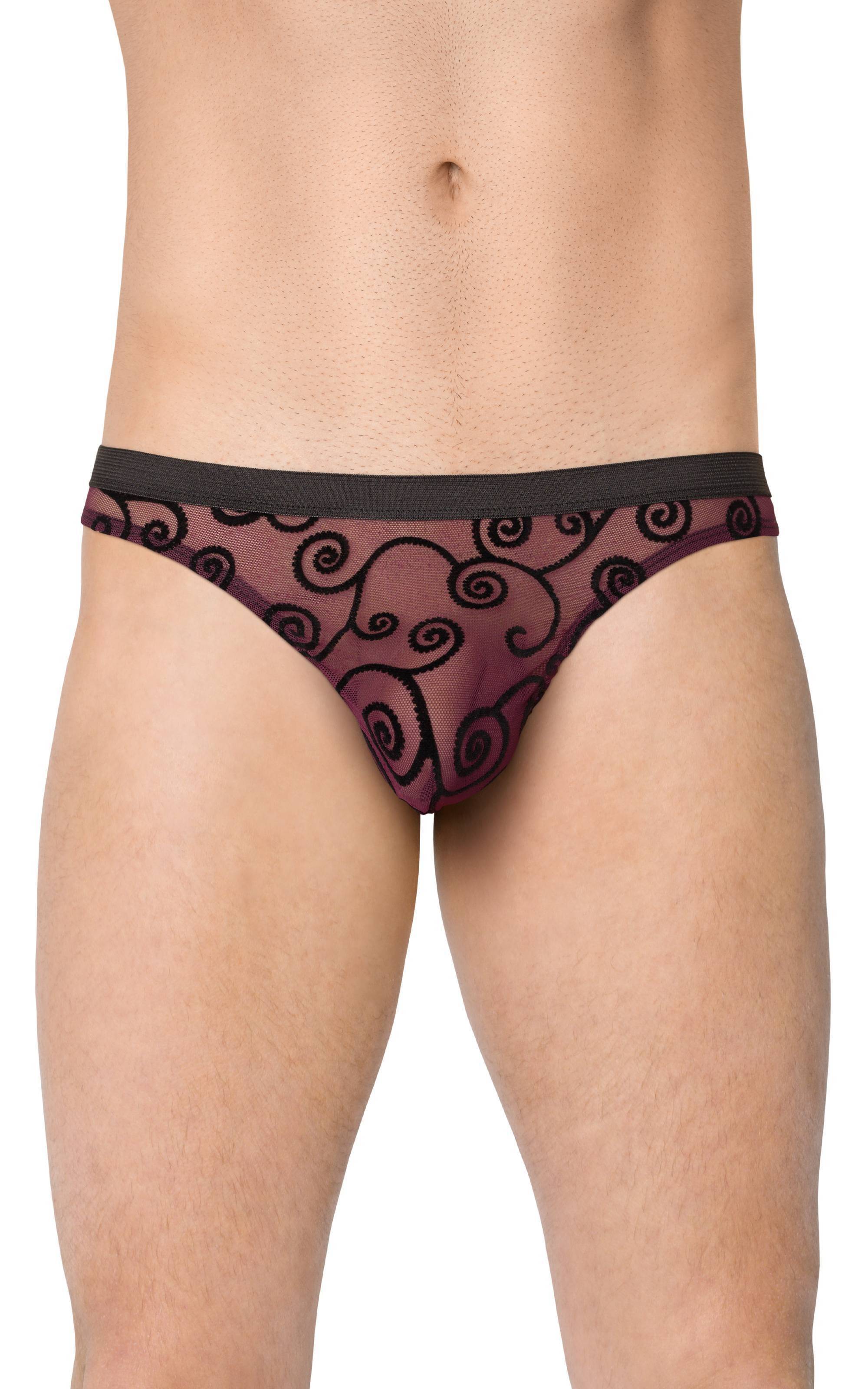 Трусы мужские с узором SoftLine Collection, фиолетовые, XL