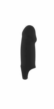 Насадка Stretchy Thick Penis Extension - Black No.37 SH-SON037BLK
