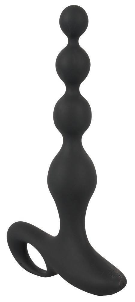 Black Velvets Анальная цепочка с вибрацией