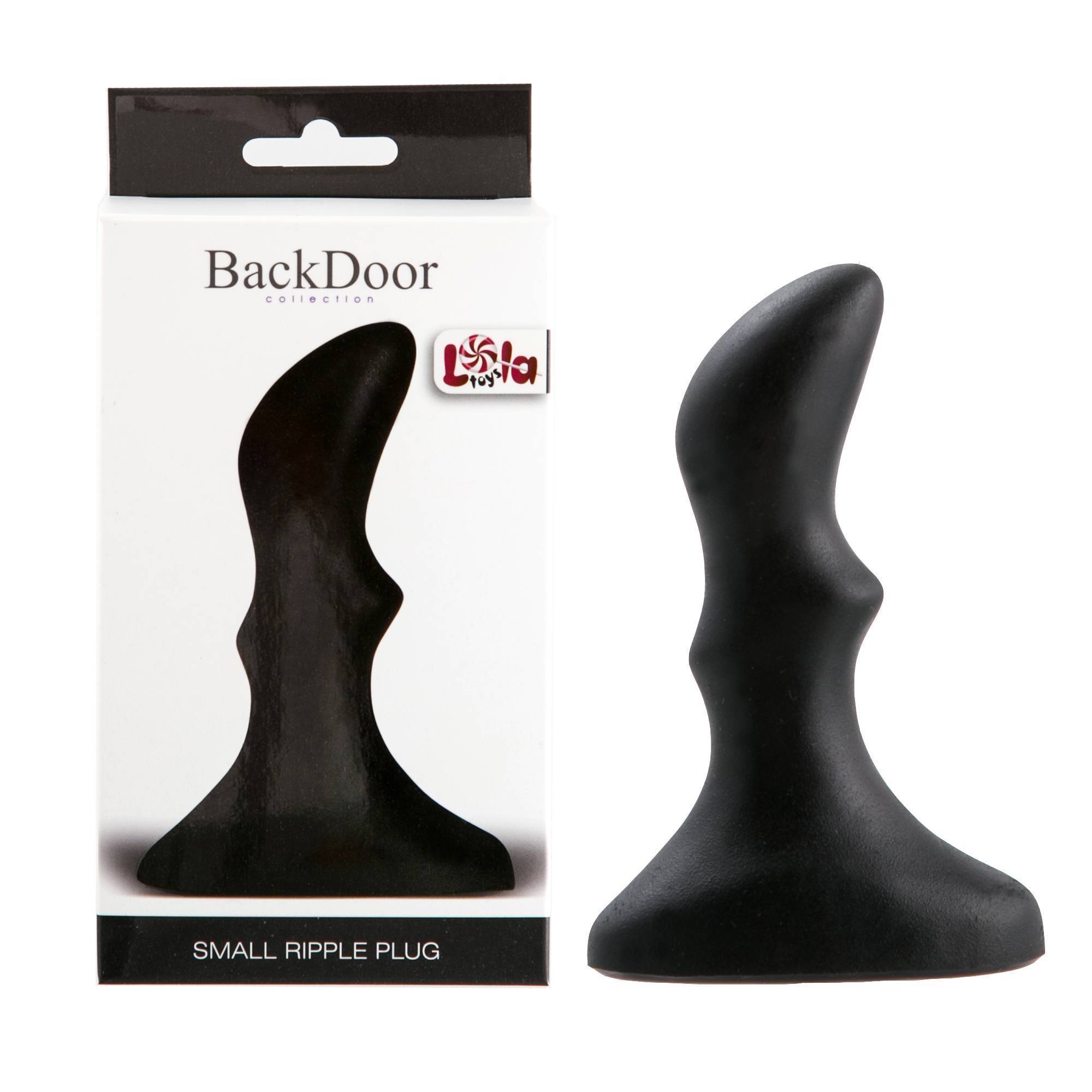 Анальный стимулятор Small ripple plug Black 510191lola Черный Lola Games Back Door Collection