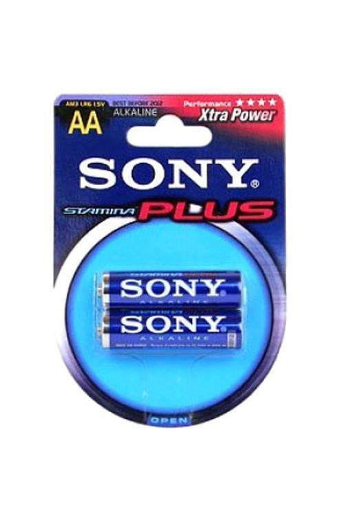 Пальчиковые батарейки типа АА Sony LR6 2 шт