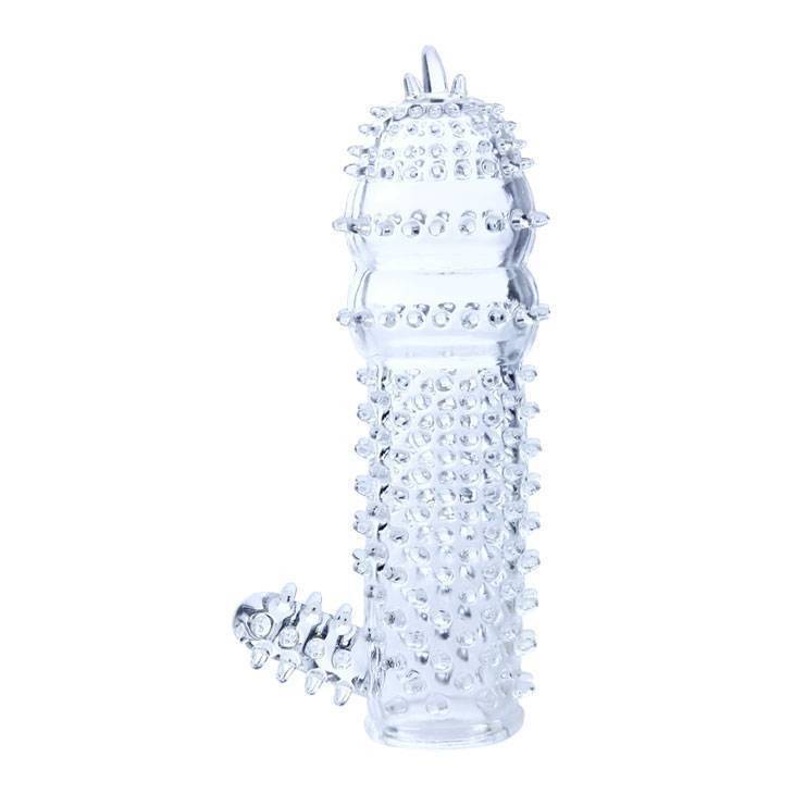 Стимулирующая насадка на член Baile прозрачная BI-10045Clear
