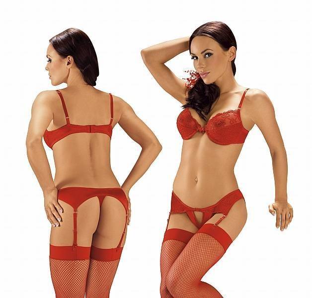 XL-Бюстгалтер+стринги /крас/ XL-Бюстгалтер+стринги /крас/
