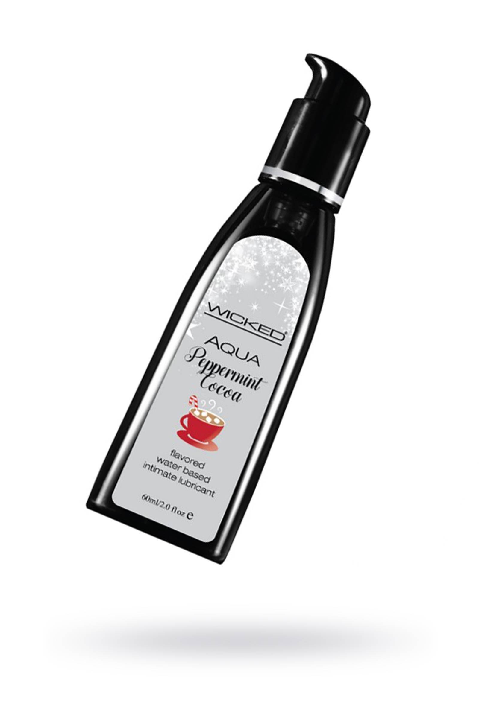 Лубрикант WICKED AQUA Peppermint Cocoa со вкусом мятного какао 60 мл