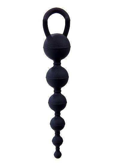Анальная цепочка Six Balls Chain Black SH-SHT135BLK
