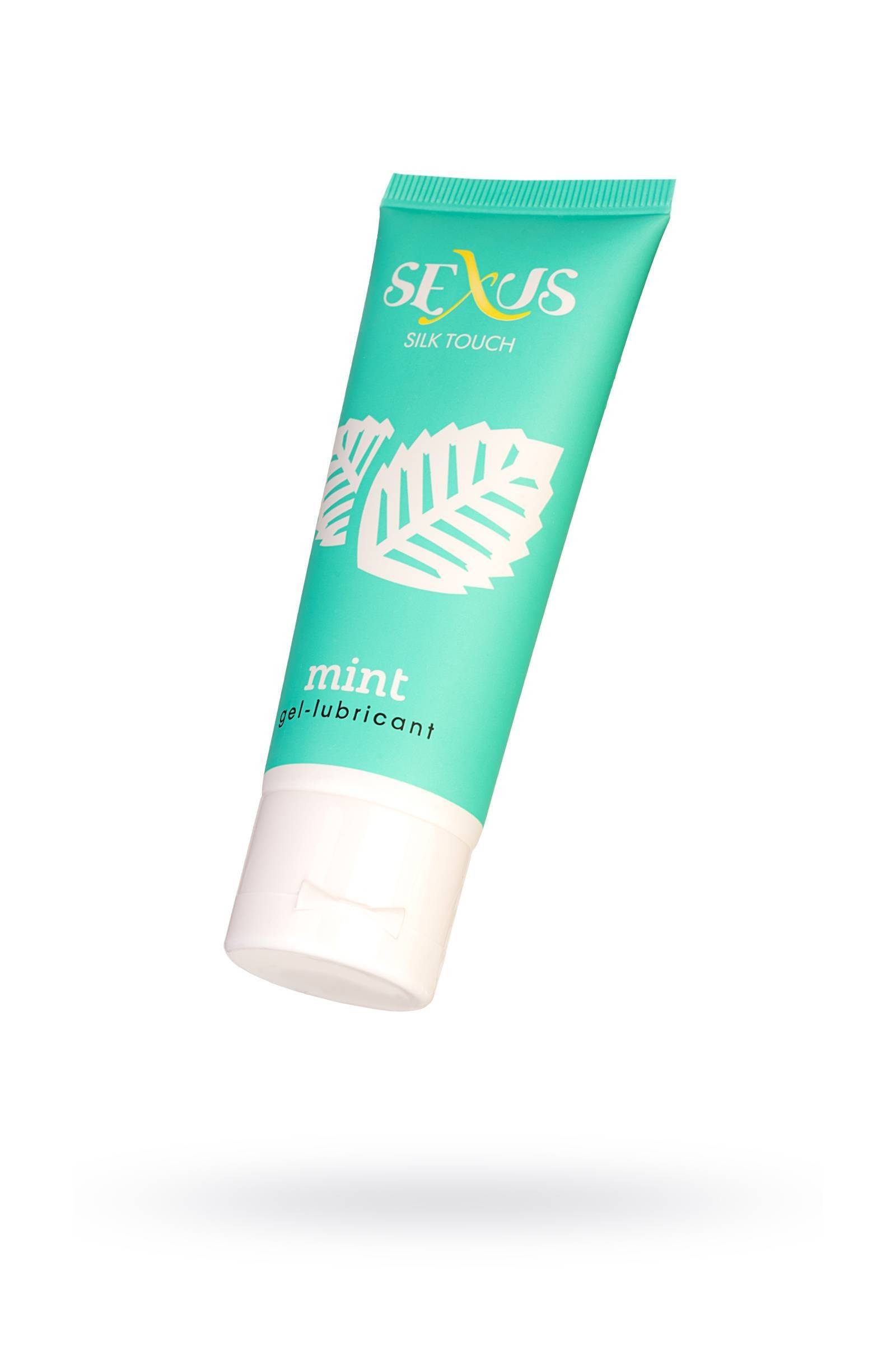 Гель-лубрикант Sexus на водной основе с ароматом мяты Silk Touch Mint 50 мл