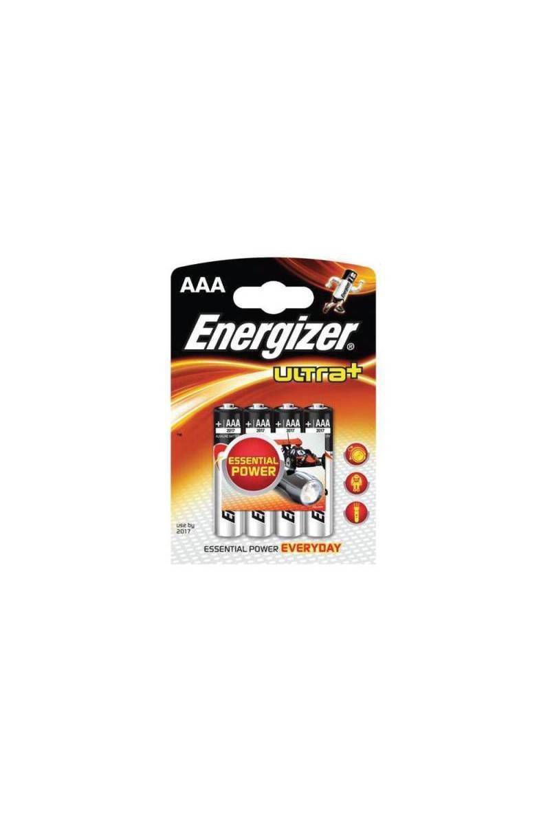 Мизинчиковые батарейки типа ААА Energizerl LR03 Ultra 4 шт