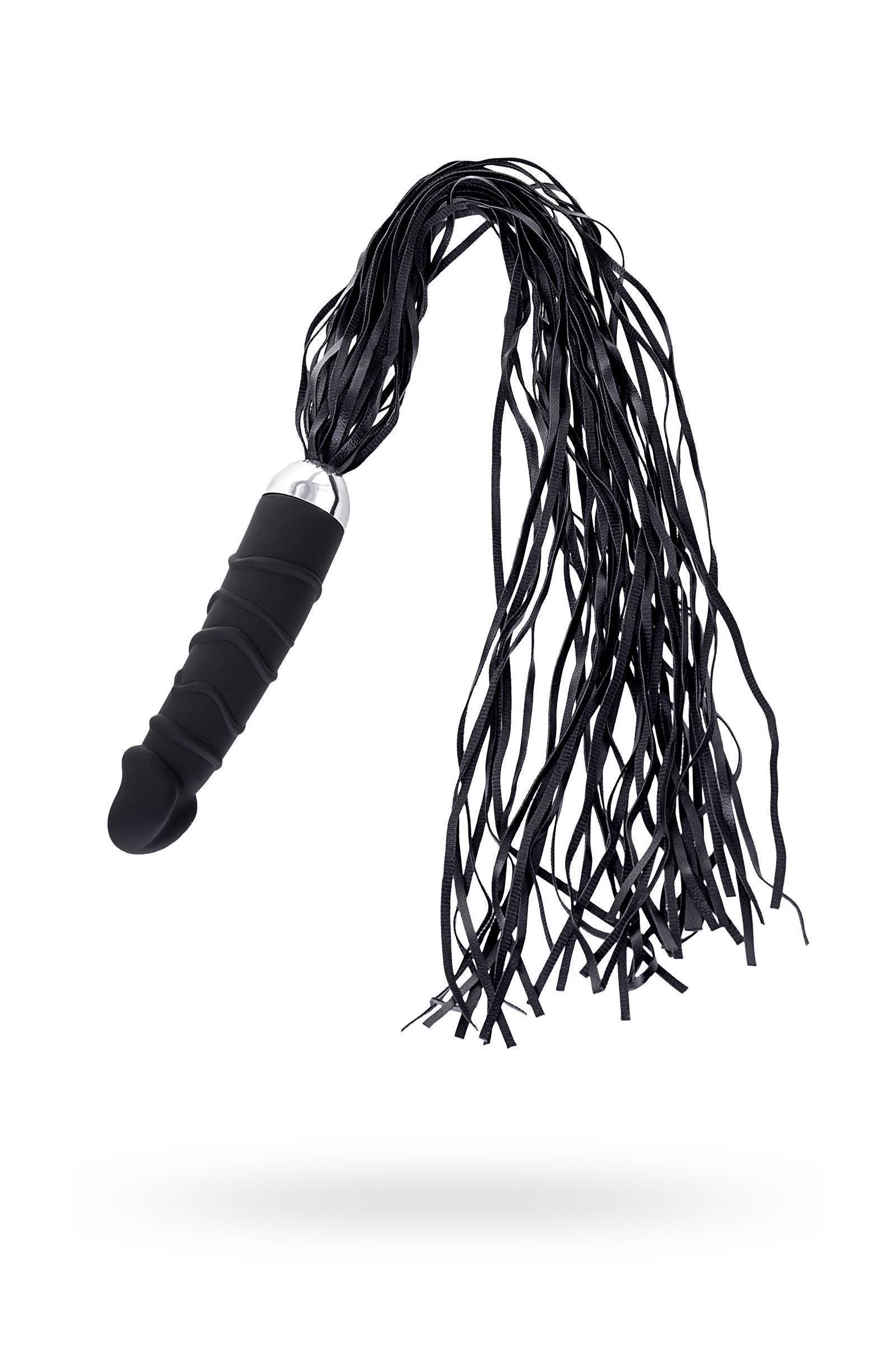 Вибратор Хай-Тек TOYFA Black&Red, Силикон, Чёрный, 16 см