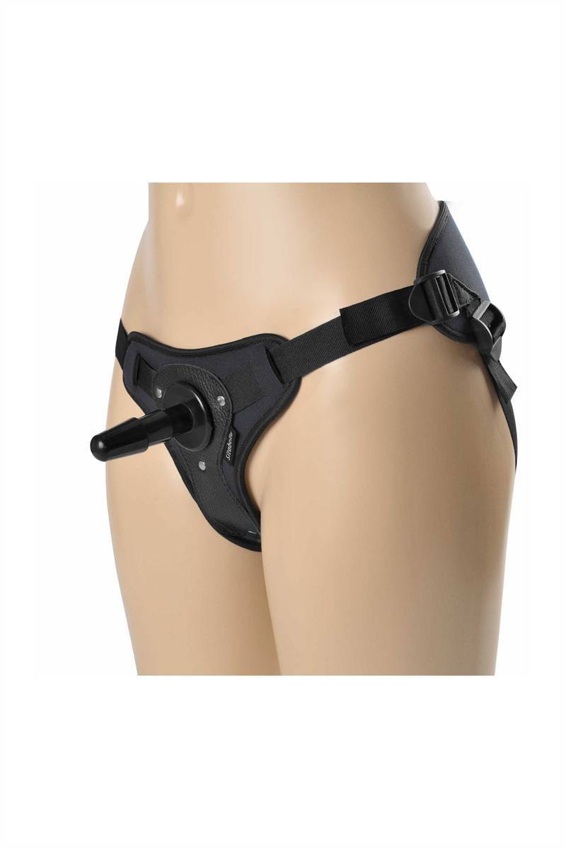 Трусики Sitabella HARNESS Dual Peak чёрные размер XL
