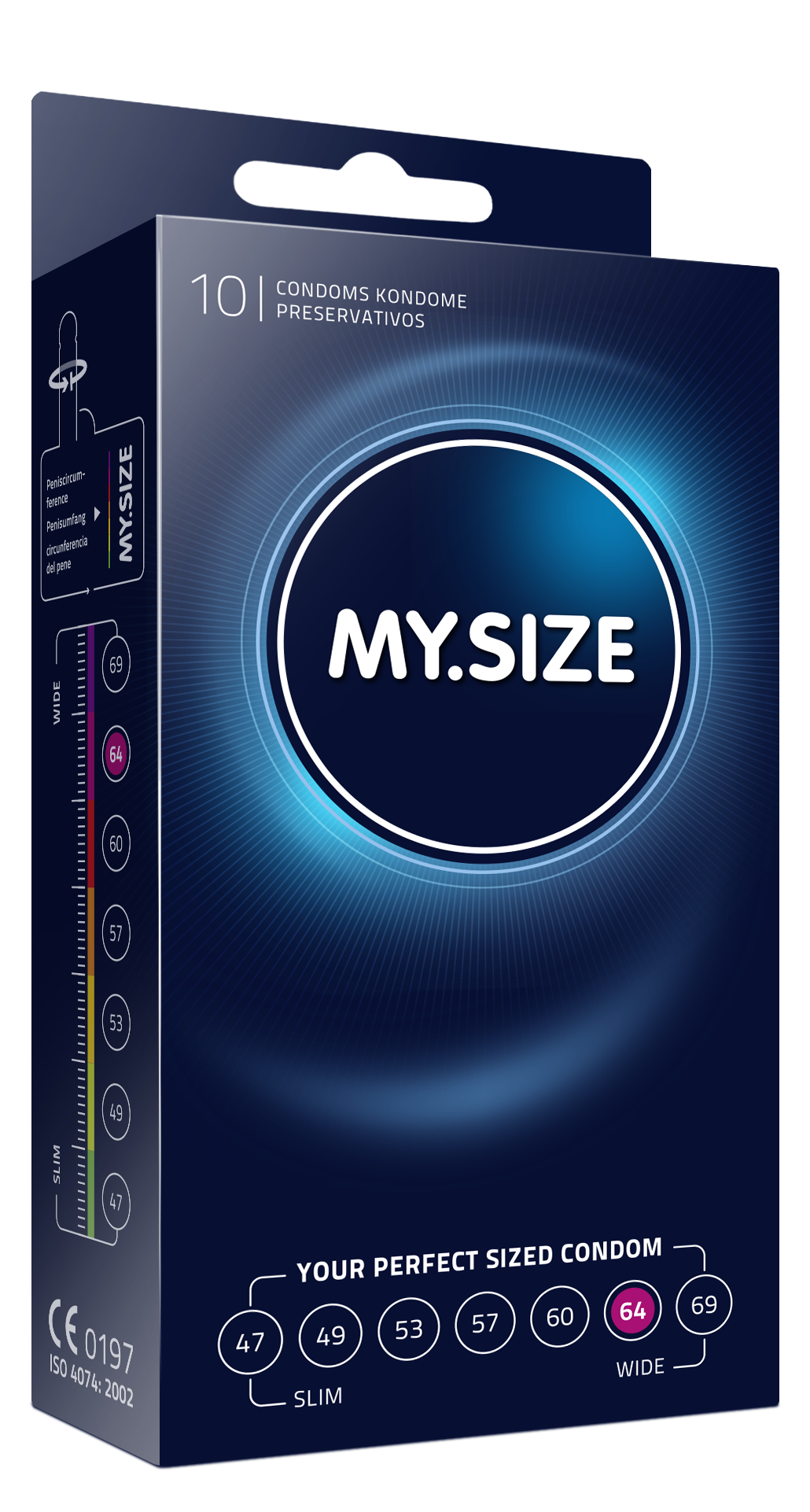 Презервативы MY.SIZE №10 размер 64 4305MS Презервативы MY.SIZE №10 размер 64 4305MS
