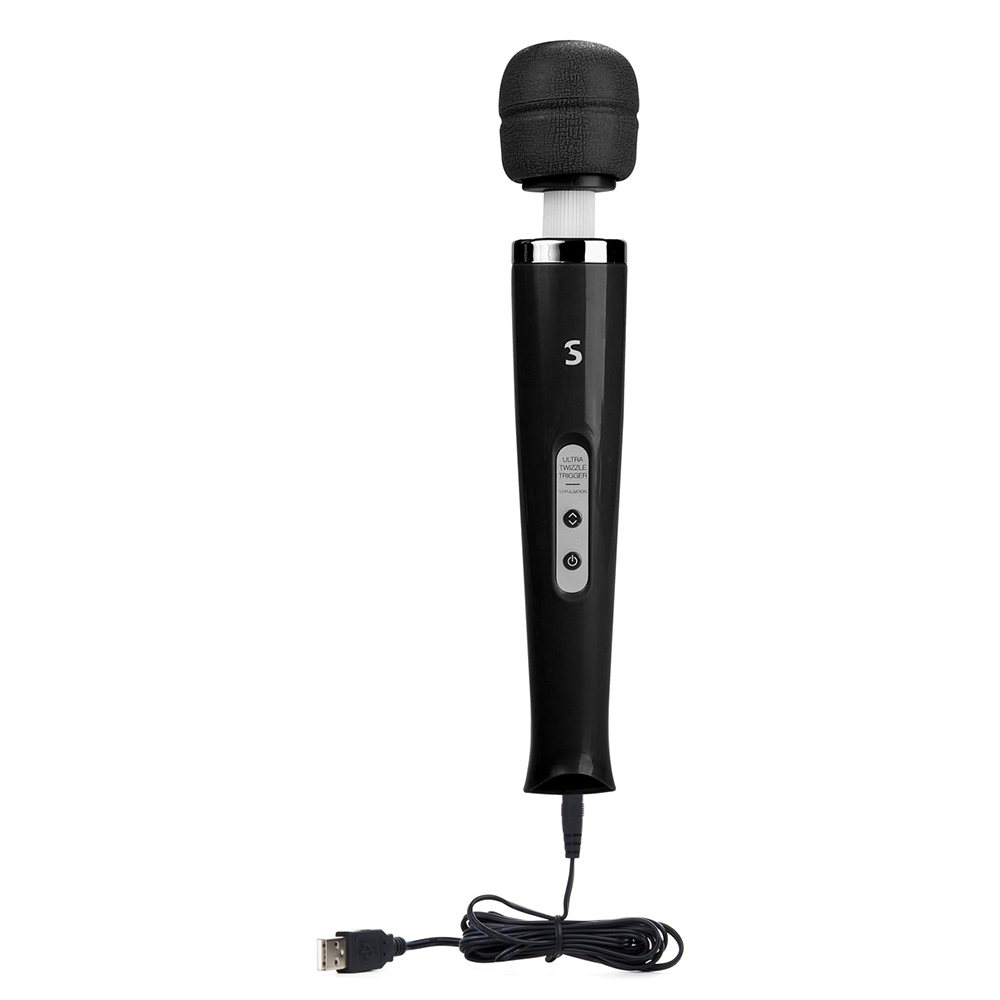 Вибромассажер Ultra Twizzle Trigger Rechargeable Black SH-SHT194BLK