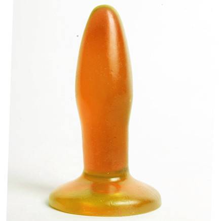 Анальная пробка оранжевая 10 см 47066-1-MM 4sexdream