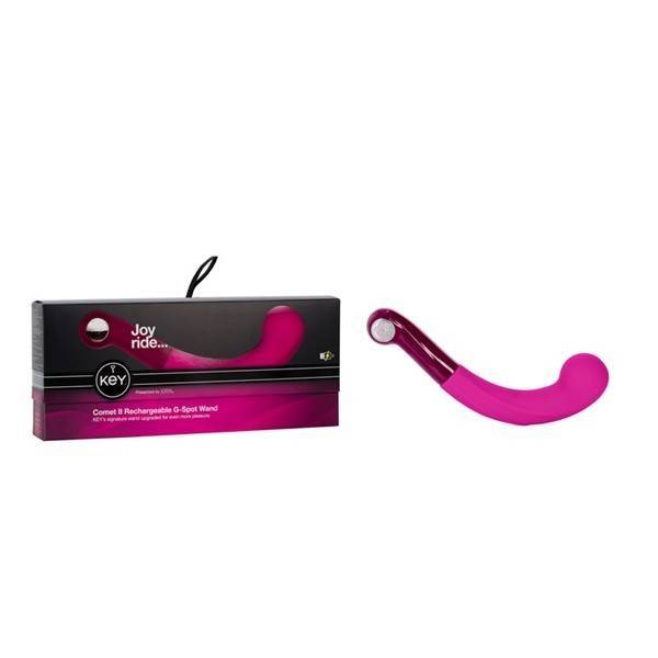 Вибратор для точки G Key by Jopen - Comet II - Raspberry Pink розовый