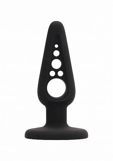 Анальная пробка 4 Inch Hollow№4 Black SH-PLU010BLK Черный Shotsmedia