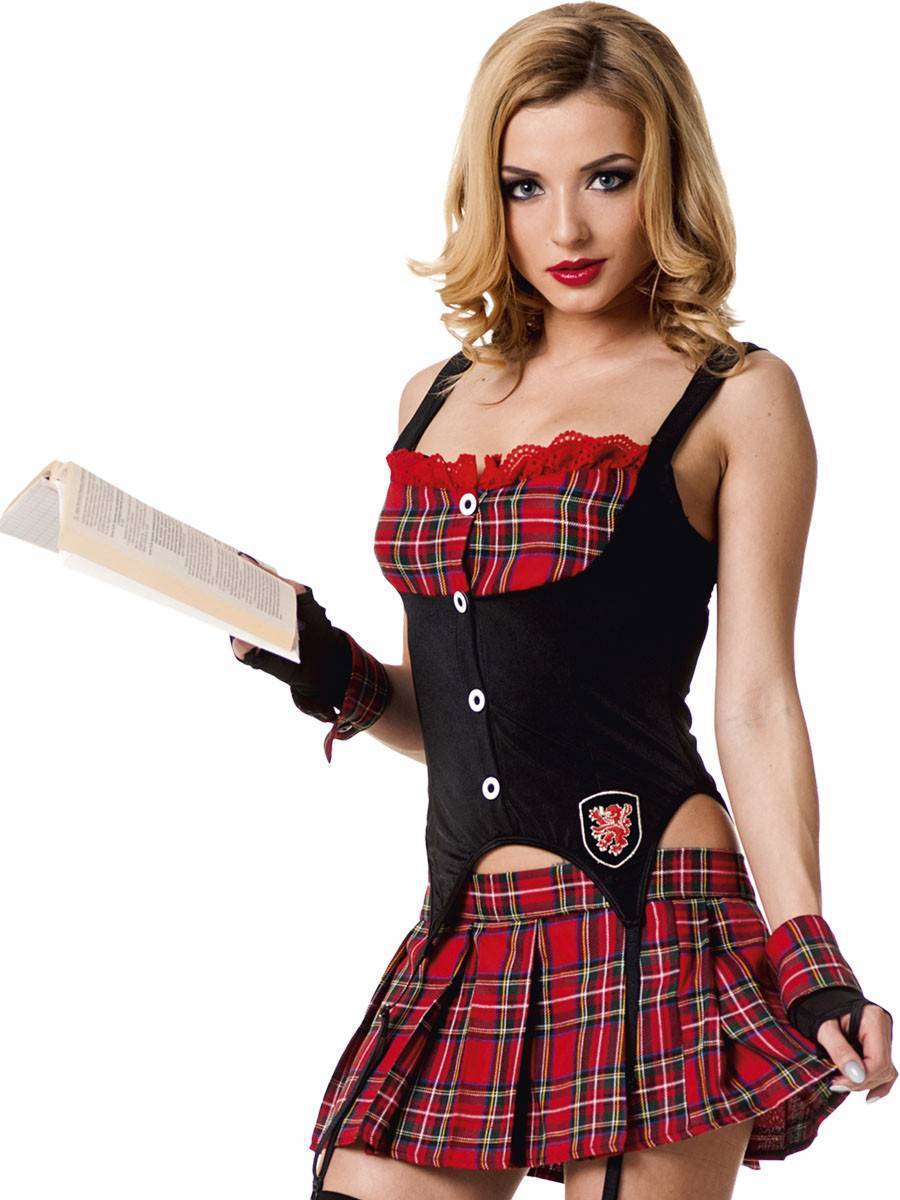 Костюм школьницы Le Frivole, красный, L/XL Le Frivole Costumes