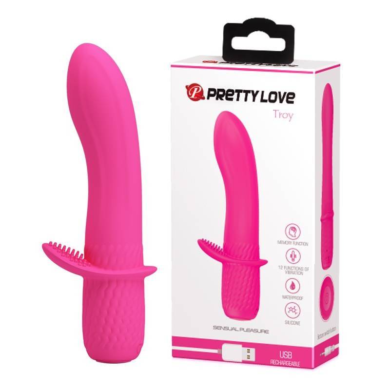 Вибратор Pretty Love Troy Розовый BI-014607-1 Розовый Baile