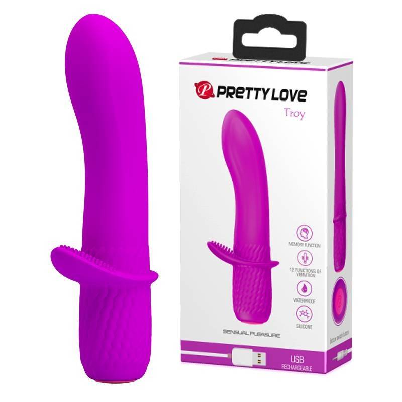 Вибратор Pretty Love Troy Фиолетовый BI-014607 Фиолетовый Baile