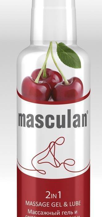 Гель-смазка Masculan с ароматом вишни 2в1 130мл Гель-смазка Masculan с ароматом вишни 2в1 130мл