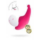 Клиторальный вибратор в трусики JOS Pansy, силикон, розовый, 8 см