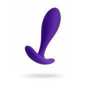 Анальная втулка Штучки-дрючки, водонепроницаемая, силикон, фиолетовая, 7,2 см, Ø 2 см