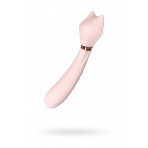 Вибратор Хай-Тек Sinjoys CAT Coco, силикон, розовый, 21,3 см