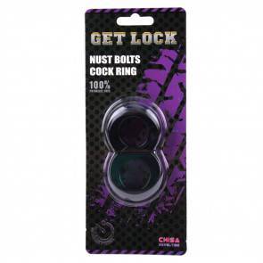Эрекционное Кольцо Duo Cock 8 Ball Ring Black CN-100338180