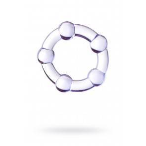 Эрекционное кольцо на пенис Штучки-дрючки , TPR, Фиолетовое, Ø2,5 см