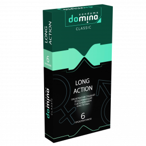 Презервативы DOMINO CLASSIC Long action 6 шт