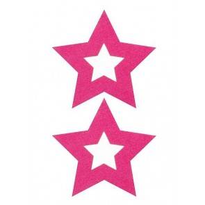 Пестисы открытые "звезды" розовые SH-OUNS001PNK