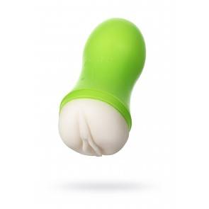 Мастурбатор вагина TOYFA A-Toys зеленый/телесный 14cm