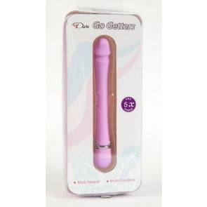 Вибратор Go Getters 5 режимов вибрации, фиолетовый 17,8 см, силикон