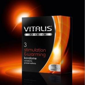 Презервативы ''VITALIS'' №3 (ширина 53mm) с согревающим эффектом