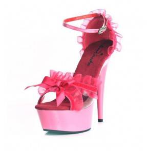 Туфли с рюшами розовые 36р.
