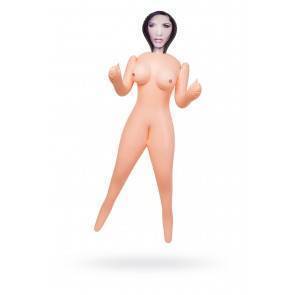 Секс кукла надувная Cassandra , брюнетка, TOYFA Dolls-X, с двумя отверстиями, 160 см
