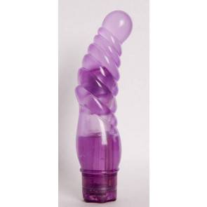 Вибратор реалистичный водонепроницаемый 17,8 см фиолетовыйовый