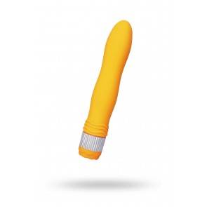 Вибратор Sexus Funny Five, ABS пластик, оранжевый, 21,5 см