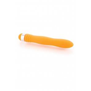 Вибратор Sexus Funny Five, ABS пластик, оранжевый, 18 см.