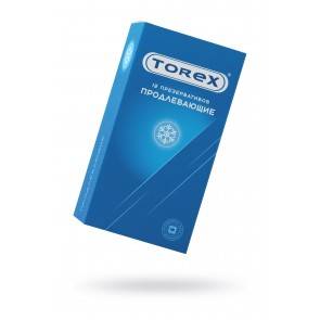 Презервативы продлевающие TOREX латекс, №12, 18 см